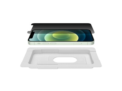 Belkin SCREENFORCE TemperedGlass Tempered Glass Privacy Filter & Screen Protector for iPhone 12 mini (OVA028ZZ)