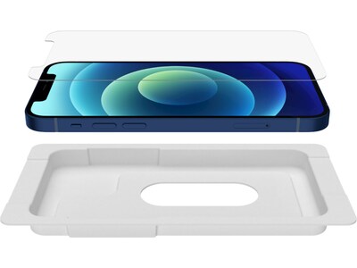 Belkin SCREENFORCE TemperedGlass Glass Screen Protector for iPhone 12/12 Pro (OVA037ZZ)