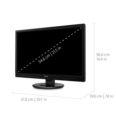 ViewSonic VA2246MH-LED 22" LED Monitor, Black