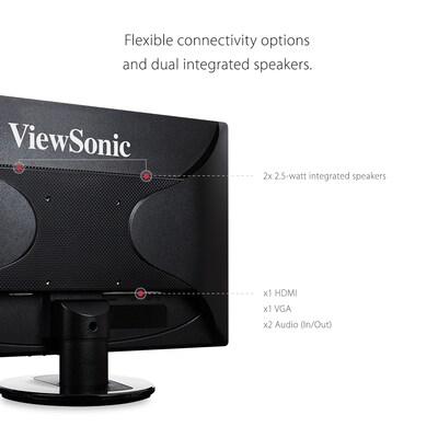 ViewSonic VA2246MH-LED 22" LED Monitor, Black