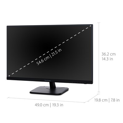 ViewSonic 22" LED Monitor, Black (VA2256-MHD)