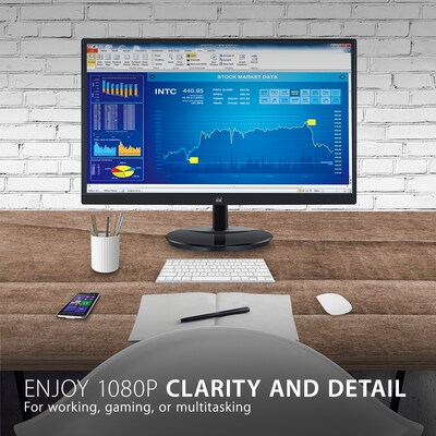 ViewSonic 24 60 Hz LED Monitor, Black (VA2459-SMH)