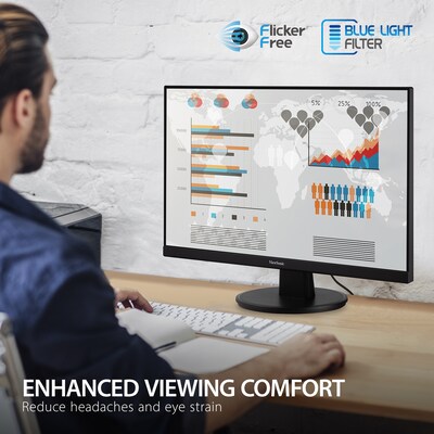 ViewSonic 27" 100Hz LED Monitor, Black (VA2747-MH)