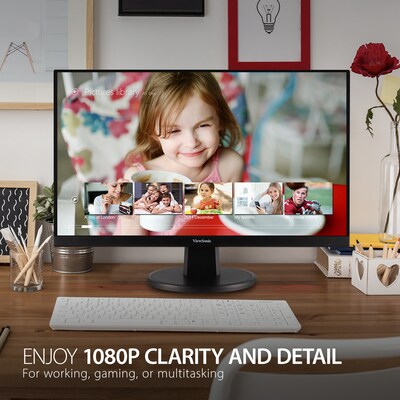 ViewSonic Ergonomic 27 100Hz LED Monitor, Black (VA2747-MHJ)