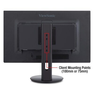 ViewSonic VG2453 24" LED Monitor, Black