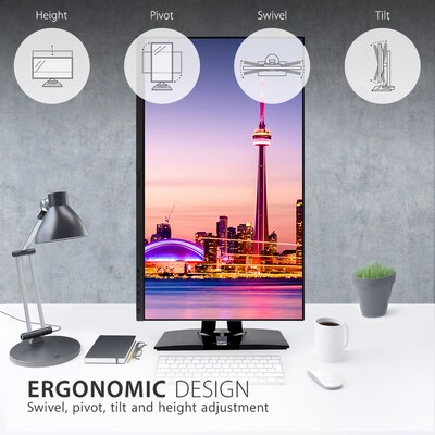ViewSonic ColorPro 27" 4K Ultra HD 60Hz LED Monitor, Black (VP2756-4K)