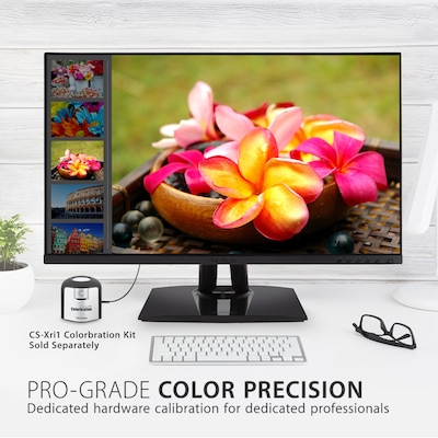 ViewSonic ColorPro 27" 4K Ultra HD 60 Hz LED Monitor, Black (VP2756-4K)