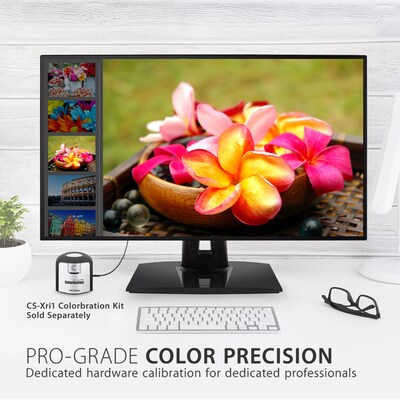 ViewSonic ColorPro 27" 4K Ultra HD 60 Hz LED Monitor, Black (VP2768A-4K)