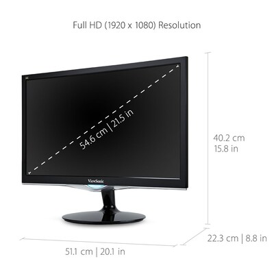 ViewSonic Gaming 22" 1080p 2ms 60Hz LED Monitor, Black (VX2252MH)