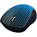Verbatim Wireless Notebook Multi-Trac Blue LED Mouse, Dot Pattern; Blue (99747)