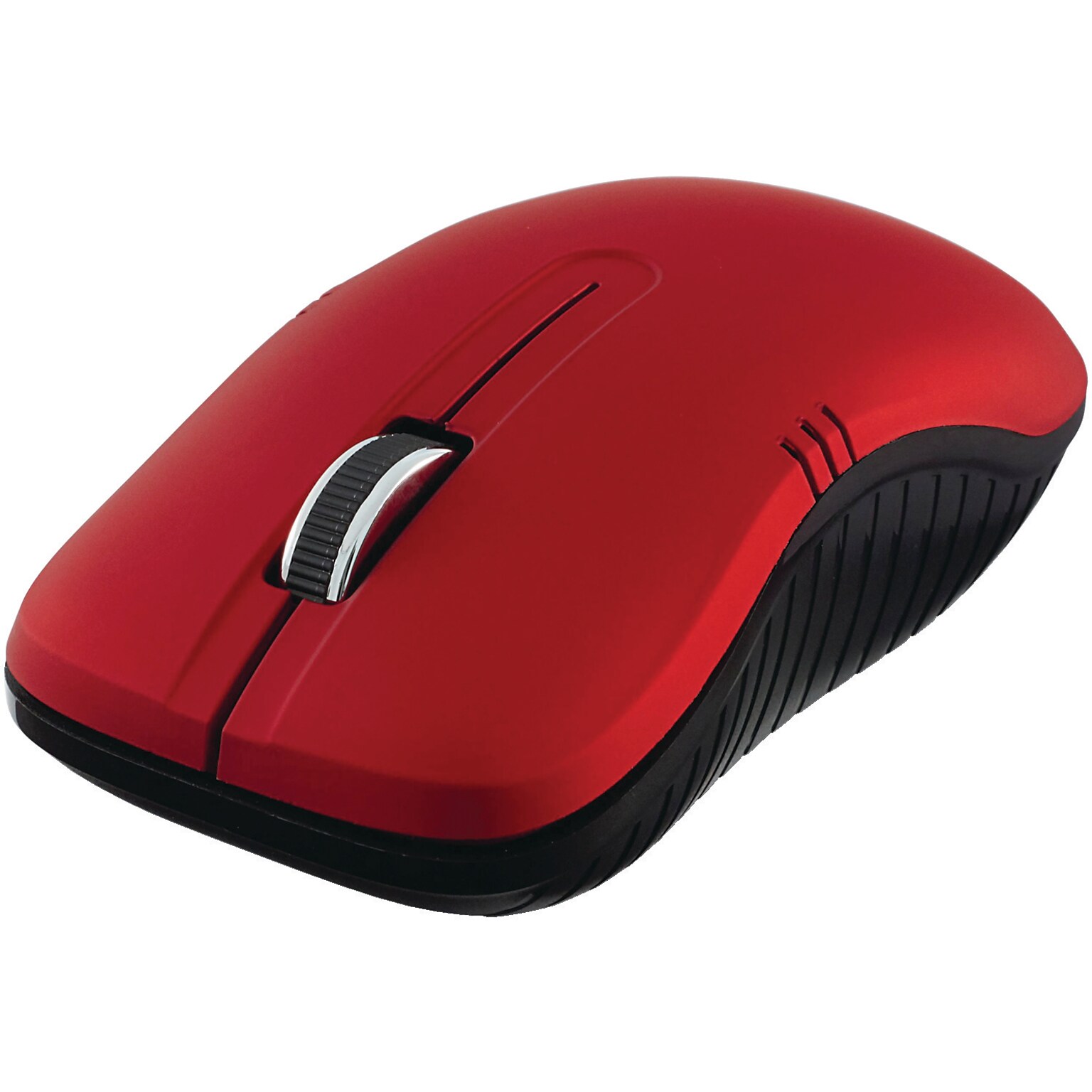 Verbatim Commuter Series Wireless Notebook Optical Mouse, Matte Red (99767)