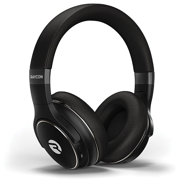 Raycon The Everyday Over-Ear Active-Noise-Canceling Wireless Bluetooth Headphones with Microphone, Carbon Black (RBH820-BLA)