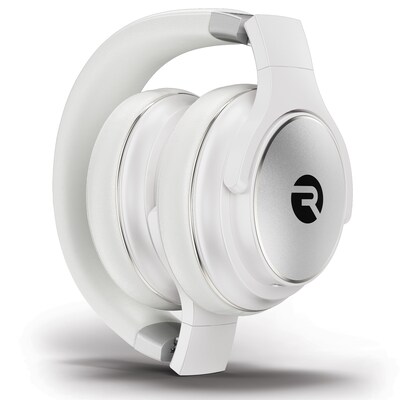 Raycon The Everyday Over-Ear Active-Noise-Canceling Wireless Bluetooth Headphones with Microphone, Frost White (RBH820-WHI)