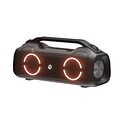 Raycon The Boombox 36-Watt Portable Wireless Bluetooth Rechargeable Speaker with LED Lights, (RBS951-21E-BLA)