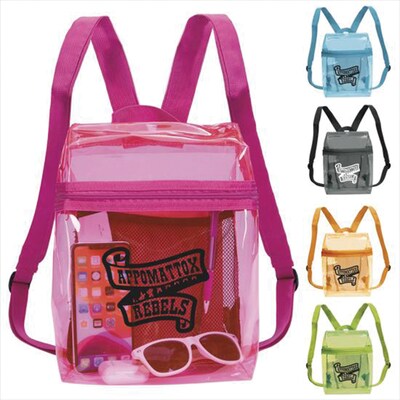 Custom Translucent Color Daypack; 8.-1/4x8-1/4, (QL49758)