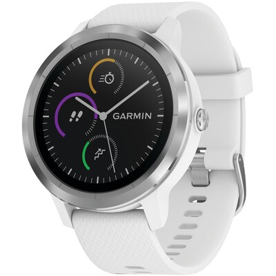 Garmin vívoactive 3, White with Stainless Hardware (010-01769-21)