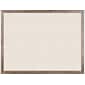 U Brands Linen Bulletin Board, Wood Frame, 4' x 3' (4894U00-01)