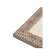 U Brands Linen Bulletin Board, Wood Frame, 4 x 3 (4894U00-01)