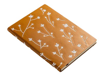 Denik Samantha Journal, 5.8 x 8.3, College Ruled, Orange/Cream, 144 Pages (AHBC508L)