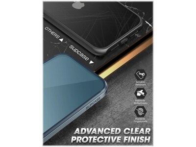 SUPCASE Unicorn Beetle Blue Edge Clear Bumper Case for iPhone 13 Pro (SUP-iPhone2021Pro-6.1-Edge-Cerulean)