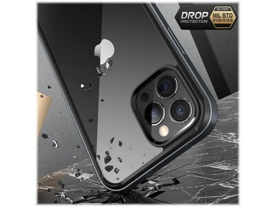 SUPCASE Unicorn Beetle Black Edge with Screen Protector Case for iPhone 13 Pro Max (SUP-iPhone2021-6.7-EdgePro-SP-Black)