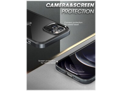 SUPCASE Unicorn Beetle Black Edge Clear Bumper Case for iPhone 13 Pro Max (SUP-iPhone2021-6.7-Edge-Black)