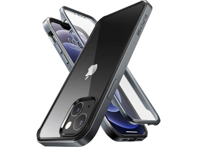 SUPCASE Unicorn Beetle Black Edge with Screen Protector Clear Case for iPhone 13 (SUP-iPhone2021-6.1-EdgePro-SP-Black)