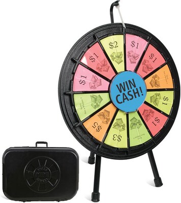 Custom Mini Prize Wheel In Case