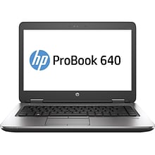 HP ProBook 640 G2 14 Refurbished Laptop, Intel i5, 8GB Memory, 256GB SSD, Windows 10 Pro