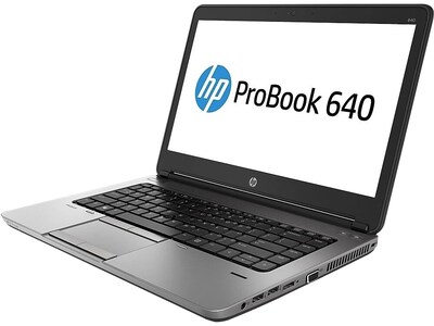 HP ProBook 640 G2 14 Refurbished Laptop, Intel i5, 8GB Memory, 256GB SSD, Windows 10 Pro