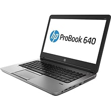 HP ProBook 640 G2 14 Refurbished Laptop, Intel i5, 8GB Memory, 256GB SSD, Windows 10 Pro
