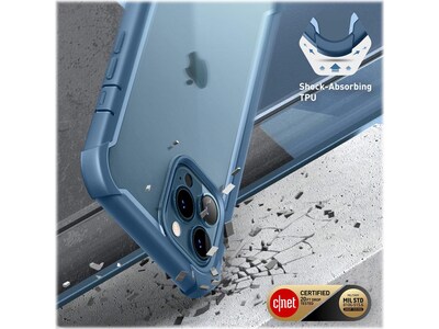 i-Blason Ares Blue Snap Case for iPhone 13 Pro Max (iPhone2021-6.7-Ares-SP-Azure)