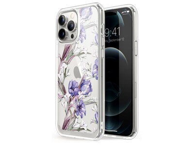 i-Blason Halo Bouquet Purple Snap Case for iPhone 13 Pro Max (iPhone2021-6.7-Halo-N)