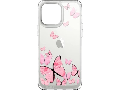 i-Blason Halo Butterfly Pink Snap Case for iPhone 13 Pro Max (iPhone2021-6.7-Halo-E)