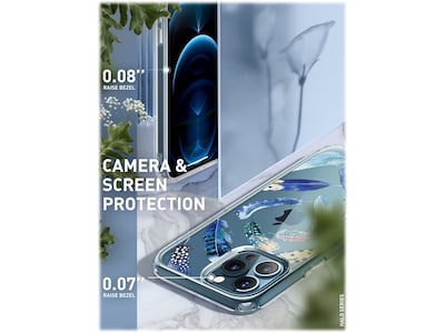 i-Blason Halo Feather Swirl Snap Case for iPhone 13 Pro Max (iPhone2021-6.7-Halo-C)