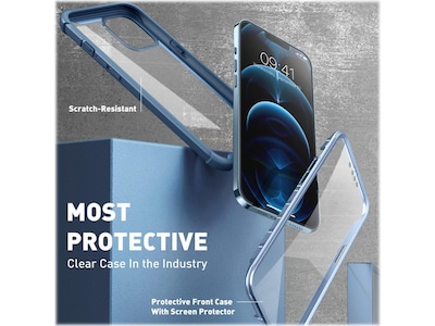 i-Blason Ares Blue Snap Case for iPhone 13 Pro (iPhone2021Pro-6.1-Ares-SP-Azure)