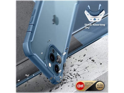 i-Blason Ares Blue Snap Case for iPhone 13 Pro (iPhone2021Pro-6.1-Ares-SP-Azure)