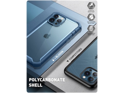 i-Blason Ares Blue Snap Case for iPhone 13 Pro (iPhone2021Pro-6.1-Ares-SP-Azure)