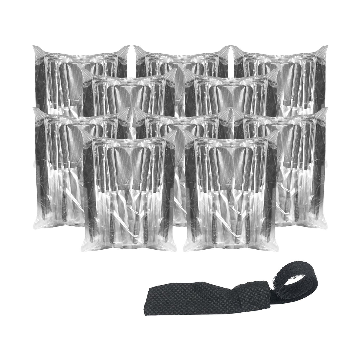 Hamilton Buhl HygenX Disposable Sanitary Gooseneck Microphone Cover, Black, 1000/Pack (XMICGN-1K)
