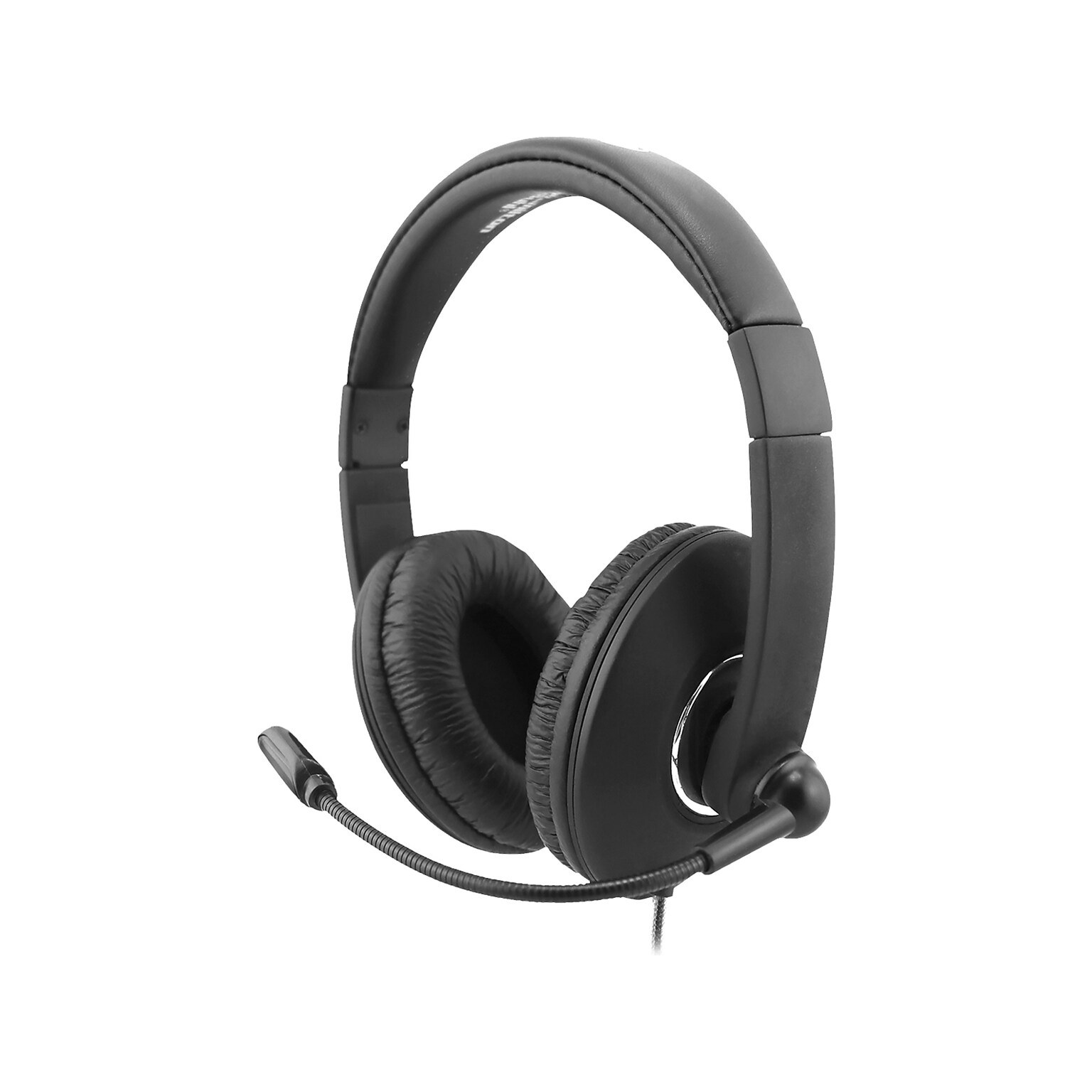 Hamilton Buhl Smart-Trek Mini Noise Canceling Stereo On Ear Headset, Black/Silver (STM2BK)