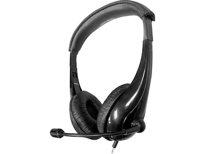 Hamilton Buhl Motiv8 Stereo On Ear Headset, Black (M8BK2)