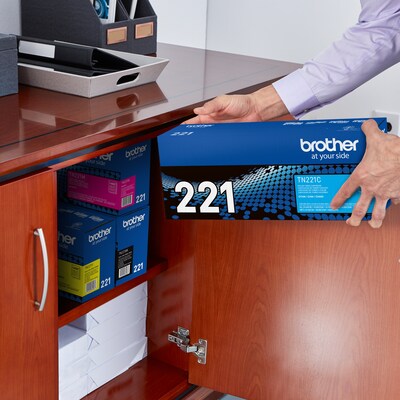 Brother TN-221 Cyan Standard Yield Toner Cartridge (TN221C)