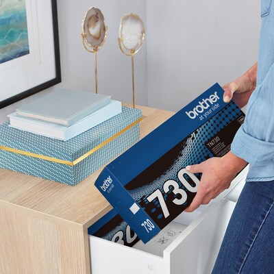 Brother TN 730 Black Standard Yield Toner Cartridge (TN-730)