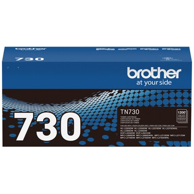 Brother TN 730 Black Standard Yield Toner Cartridge   (BRTTN730)