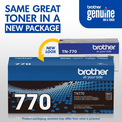 Brother TN 770 Black Extra High Yield Toner Cartridge (TN-770)
