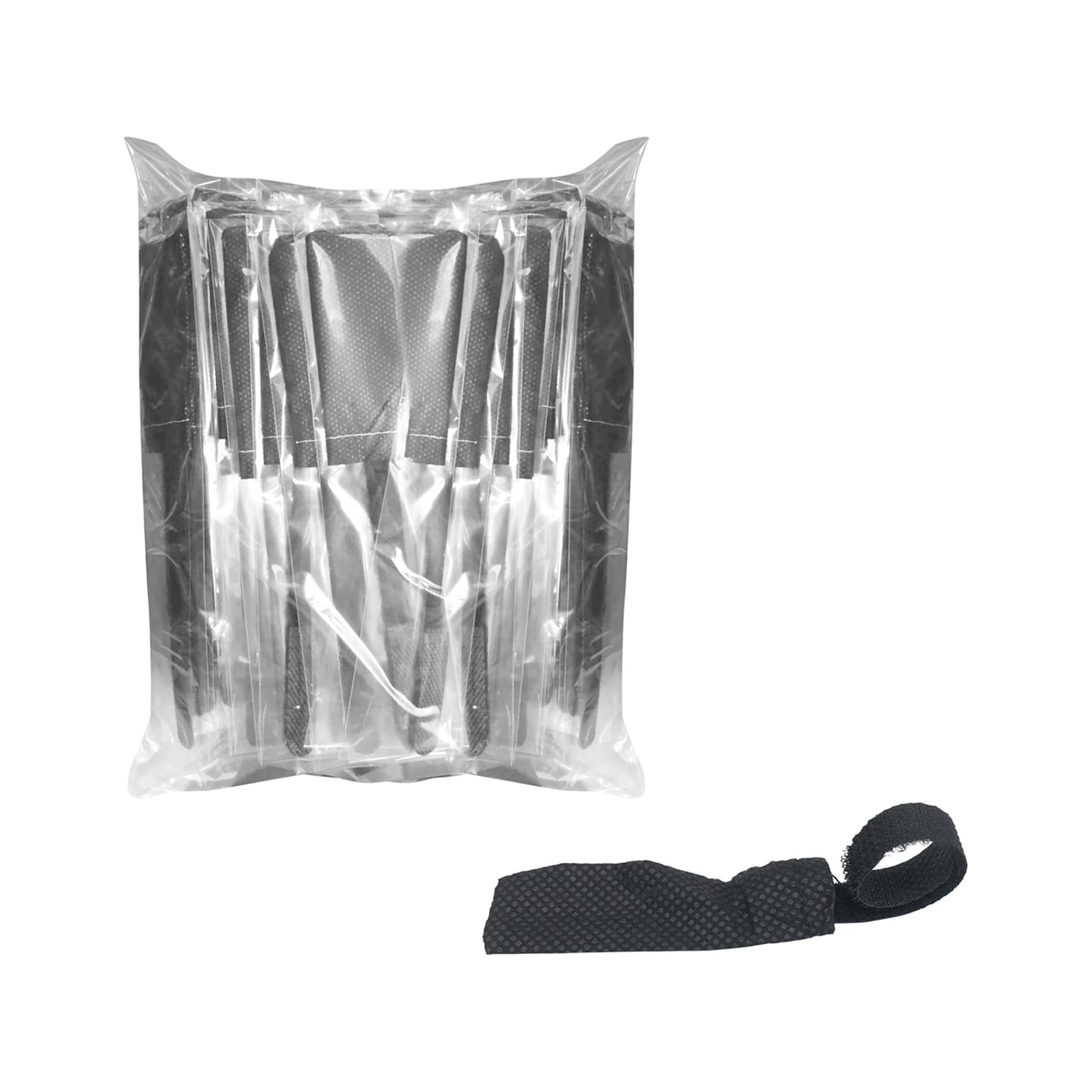 Hamilton Buhl HygenX Disposable Sanitary Gooseneck Microphone Cover, Black, 100/Pack (XMICGN-100)