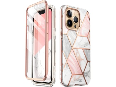 i-Blason Cosmo Marble Pink Snap Case for iPhone 13 Pro Max (iPhone2021-6.7-Cosmo-SP-Marble)