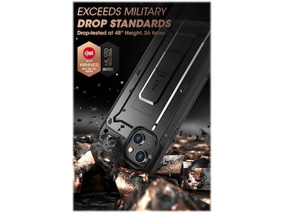 SUPCASE Unicorn Beetle Pro Black Rugged Case for iPhone 13 mini (SUP-iPhone2021-5.4-UBPro-SP-Black)