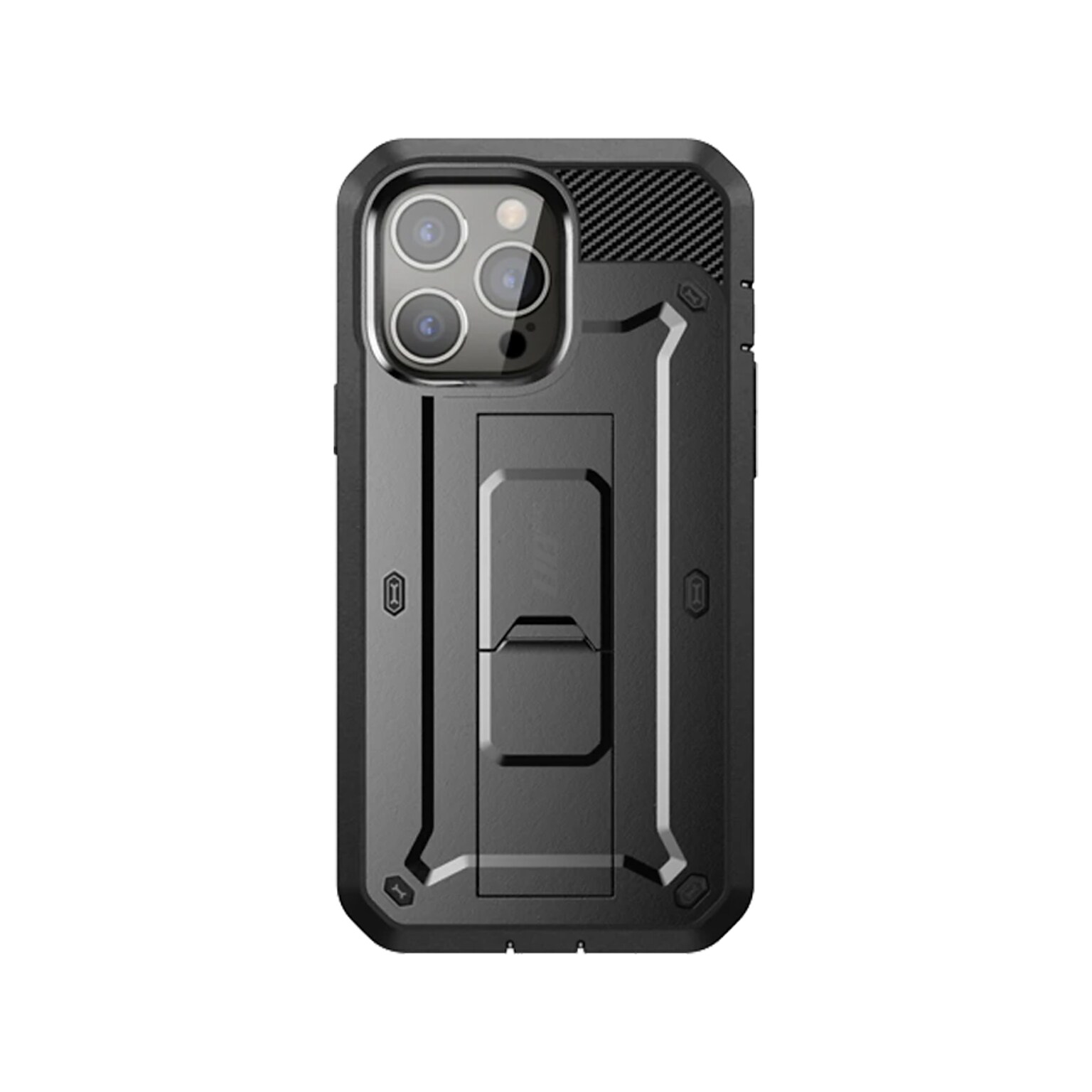 SUPCASE Unicorn Beetle Pro Black Rugged Case for iPhone 13 Pro Max (SUP-iPhone2021-6.7-UBPro-SP-Black)