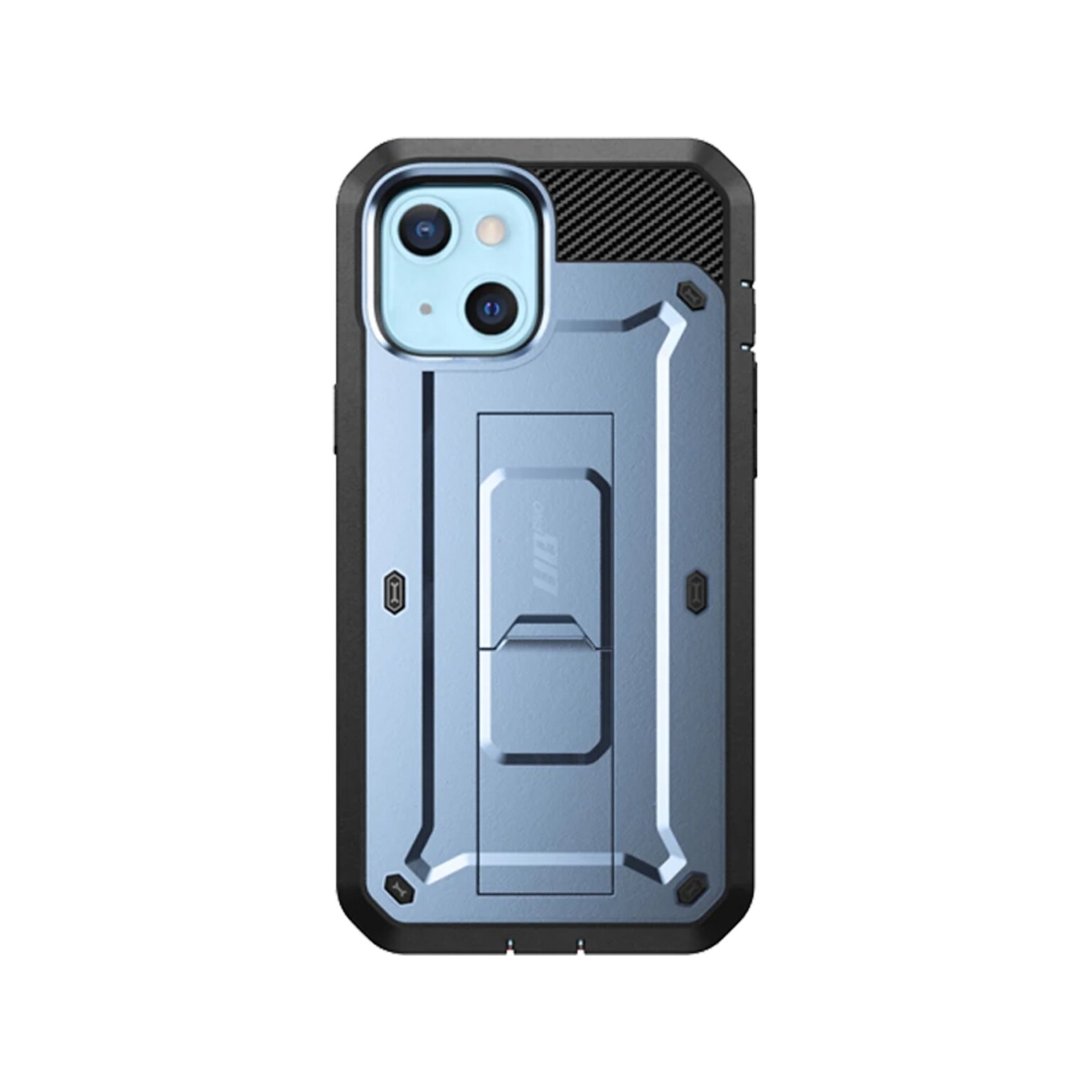 SUPCASE Unicorn Beetle Pro Metallic Blue Rugged Case for iPhone 13 (SUP-iPhone2021-6.1-UBPro-SP-Cerulean)
